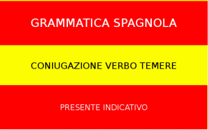 coniugare verbo temer spagnolo
